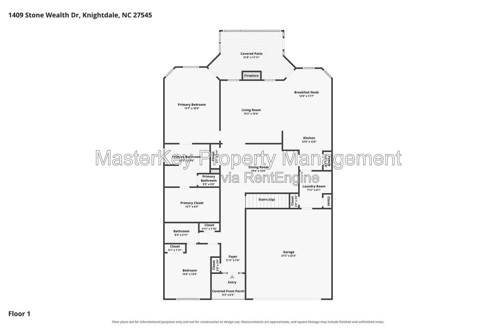 Spacious 4-Bedroom Home with Main-Level Primary Suite, Upstairs Loft, and Screened Porch – Knightdale, NC property image