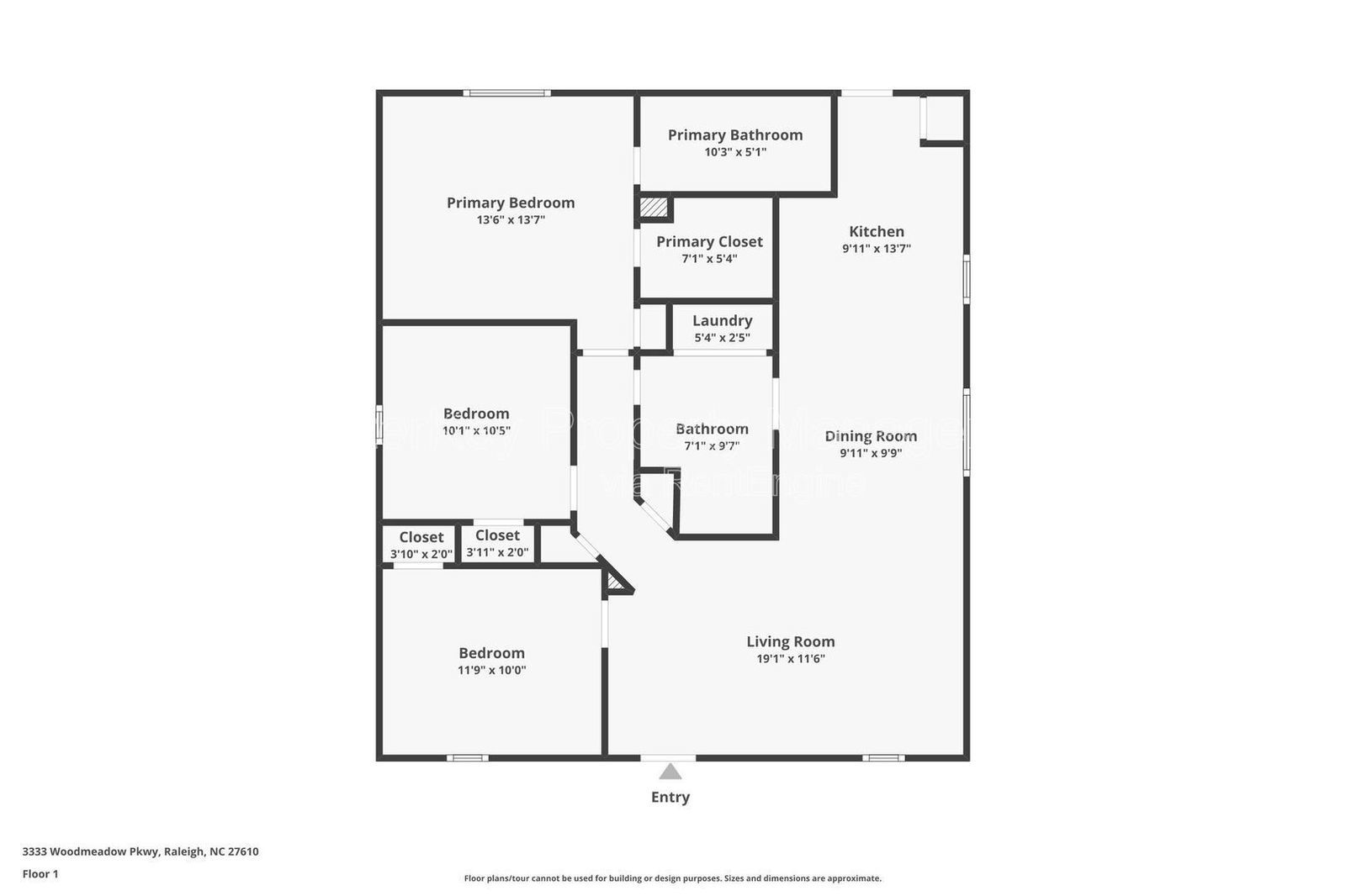 Charming 3-Bedroom, 2 Bathroom Single-Family in Raleigh, NC property image