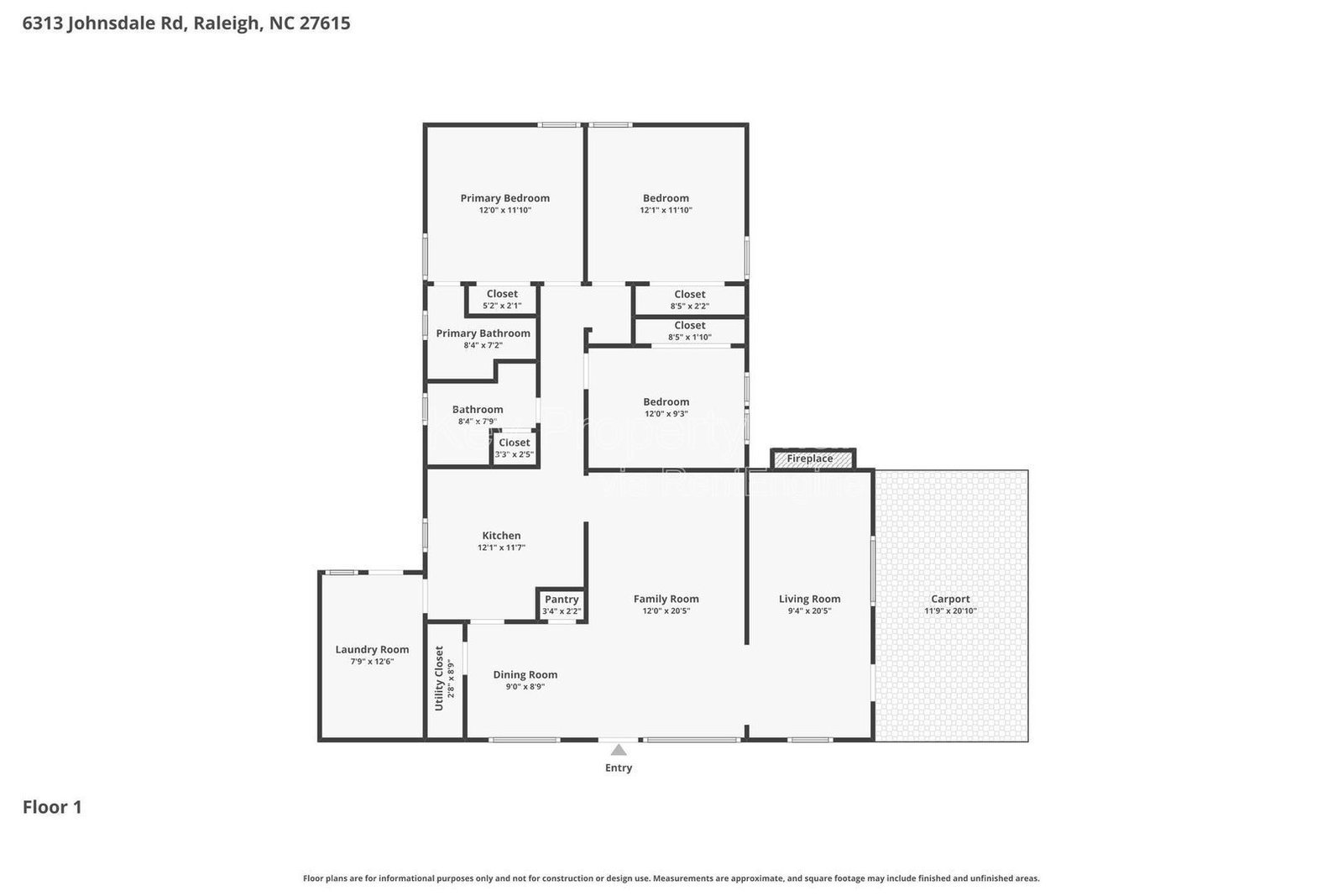 Inviting 3-Bedroom, 2 Bathroom Single-Family in Raleigh, NC property image
