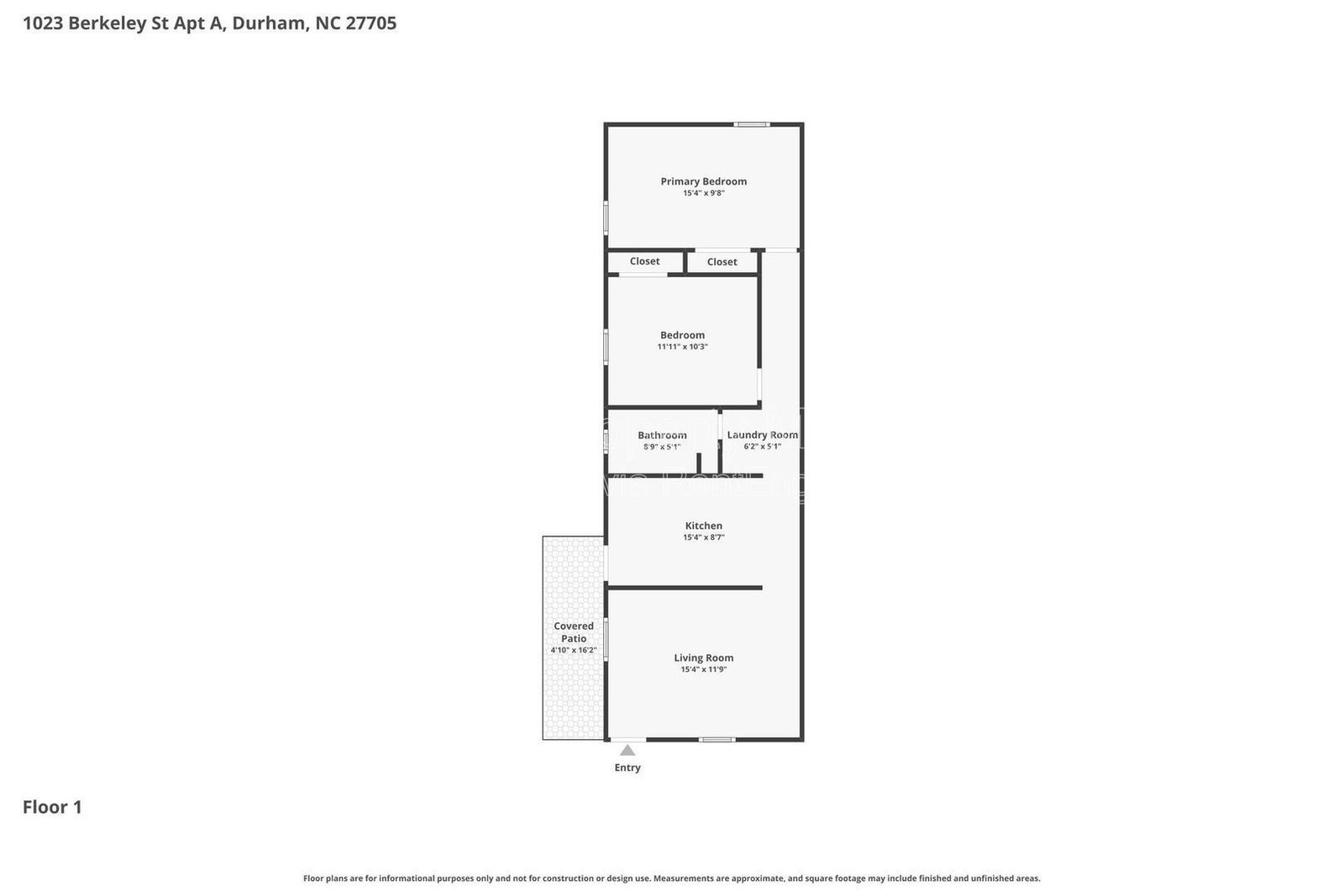 Charming 2-Bedroom, 1 Bathroom Condo in Durham, NC property image