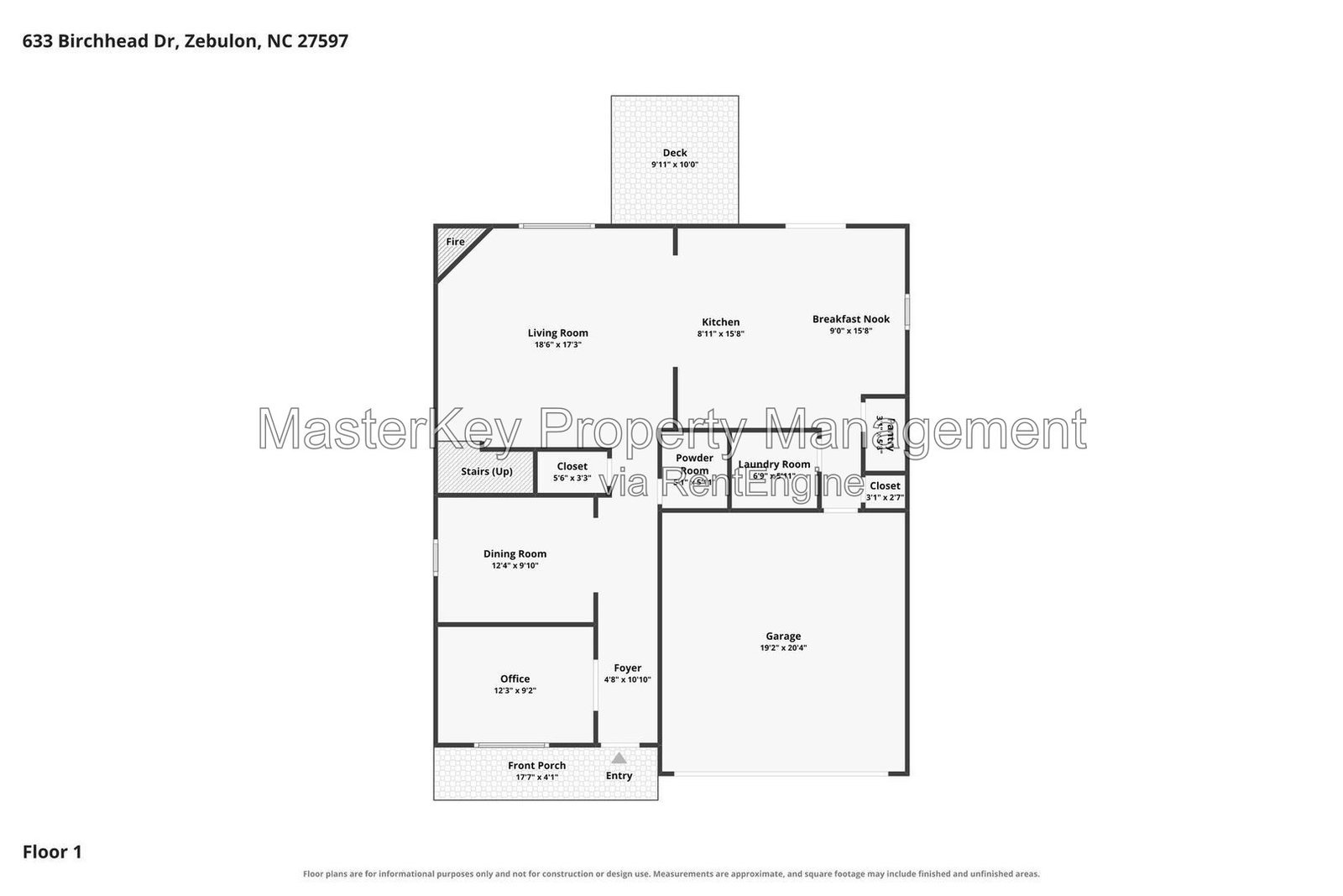 Spacious 4 Bedroom Single Family Located In Zebulon NC!!! property image